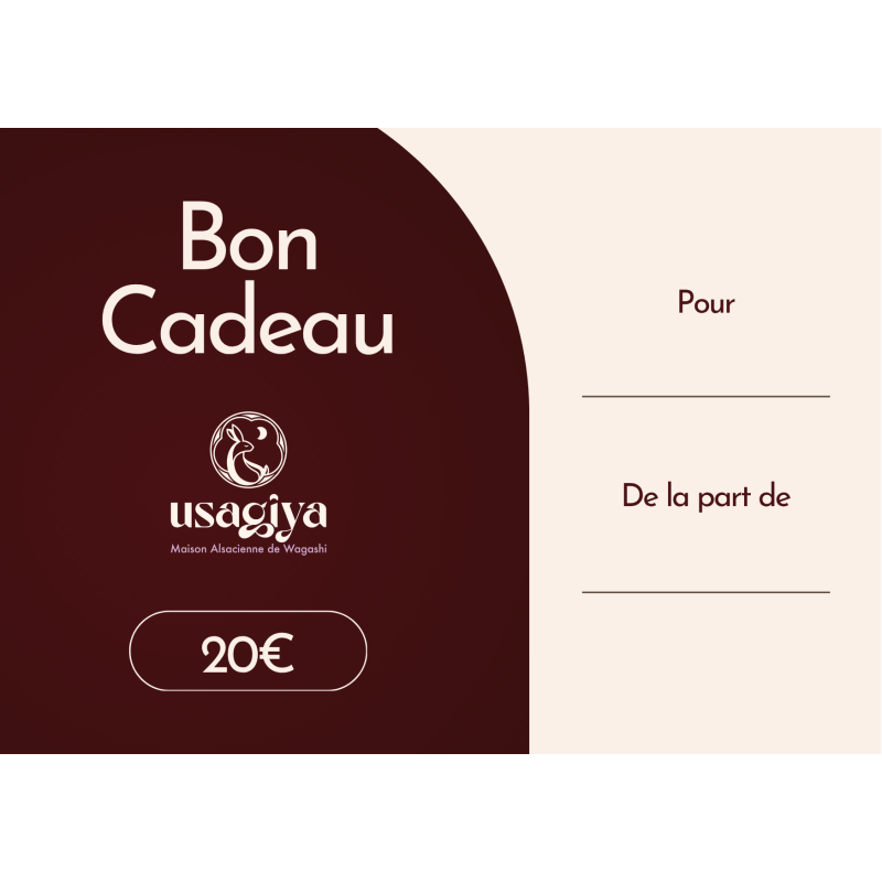 Bon cadeau 20 €